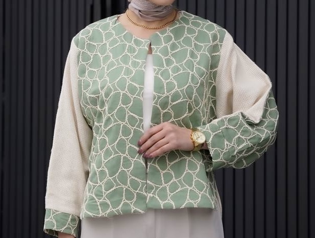 کت خامه دوزی لنین تابستانی